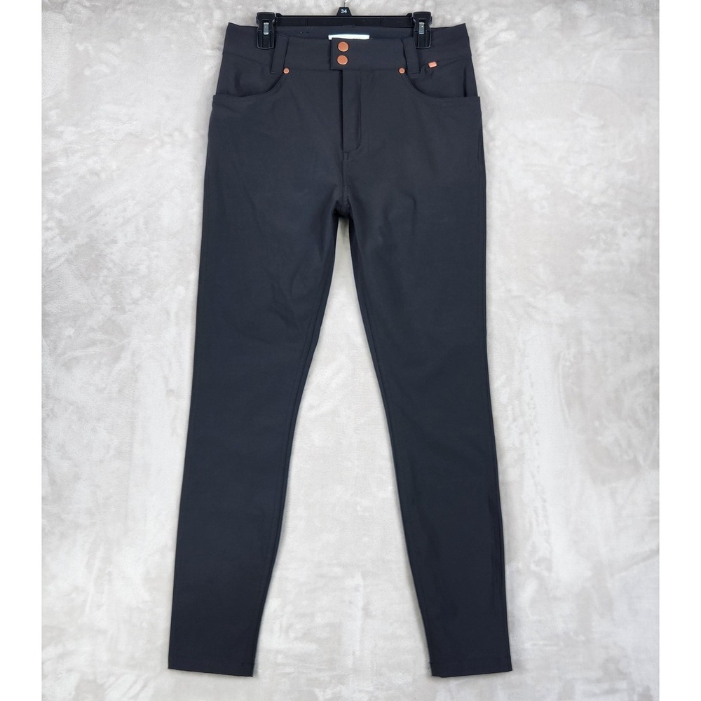 ACAI Pants Womens 34 Black Shape Skinny Outdoor Hiking Zip Pocket Stretch